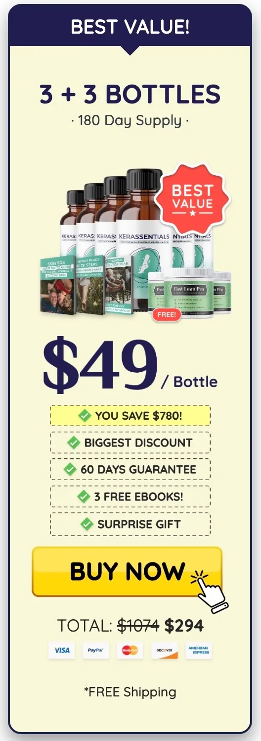 Kerassentials 6 bottles
